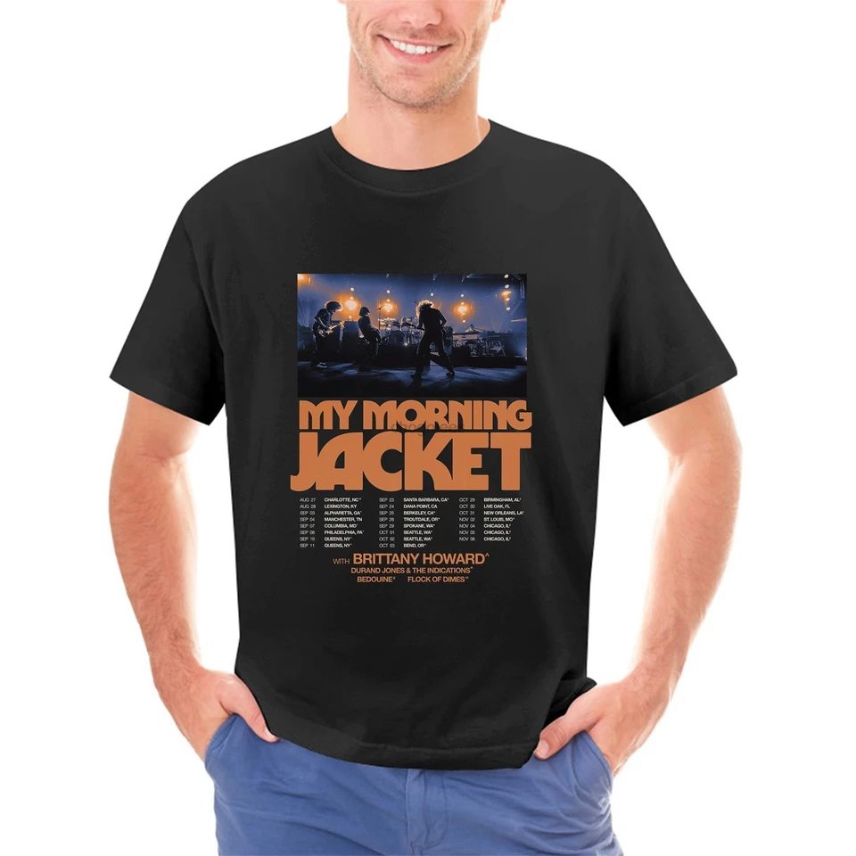 Najnovšie My Morning Jacket Music Tour Merch Tshirt My Morning Jacket s Britany Howard Durand Jones a The (2)