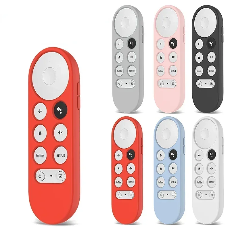 Najnovšie nekĺzavé mäkké silikónové puzdro pre chromecast diaľkové ovládanie ochranné kryt