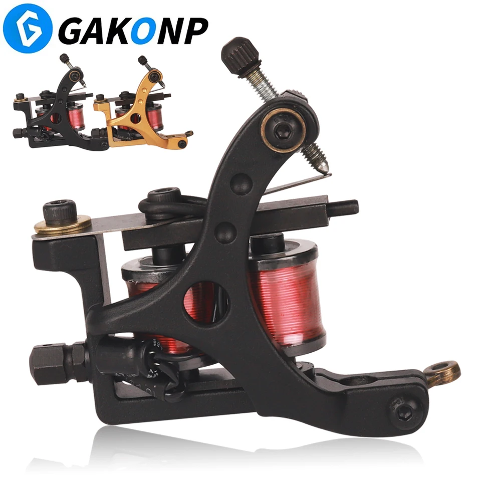 Najnovšie tetovanie cievok Black Tattoo Gun Gun