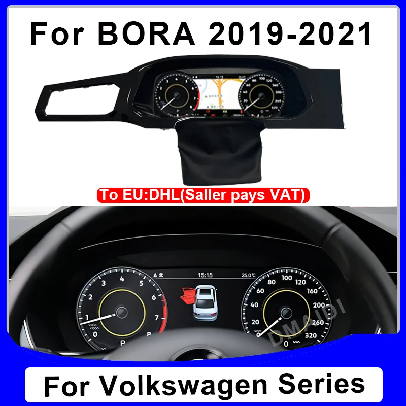 Najnovší digitálny prístrojový panel CAR LCD pre Volkswagen Bora 2019 2020 2021 prístrojový prístrojový prístroj Cluster Schadometra navigácia Linux
