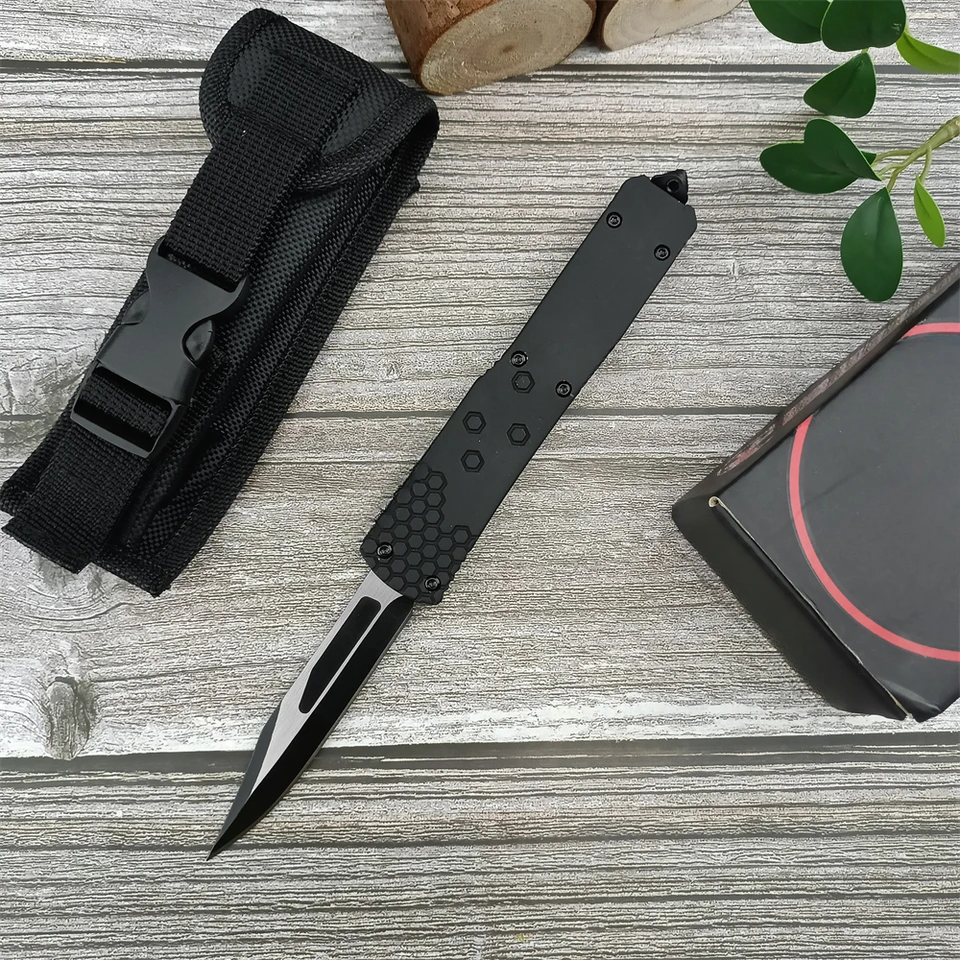 Najnovší F156 Skladací vreckový nôž s originálnou krabicou 440C Blade Zinc Zinc Ruck Rucking Outdoor Camping Tool Hunting Prenosné nože