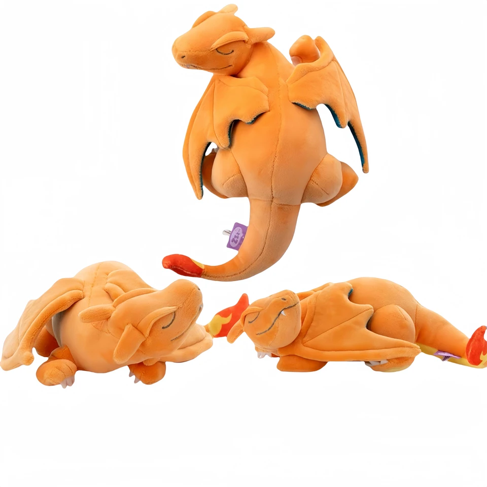 Najnovší spánok Pokémon Charizard Plyš na hračku anime pokémon charizard y plnená zvierata pre deti pre deti vianočné darčeky