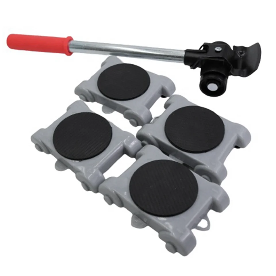 Najnovší ťažký nábytok zdvíhača prepravu Mover Presúva nábytok kolesa Mover Set Roller Bar s pohyblivým ručným náradím