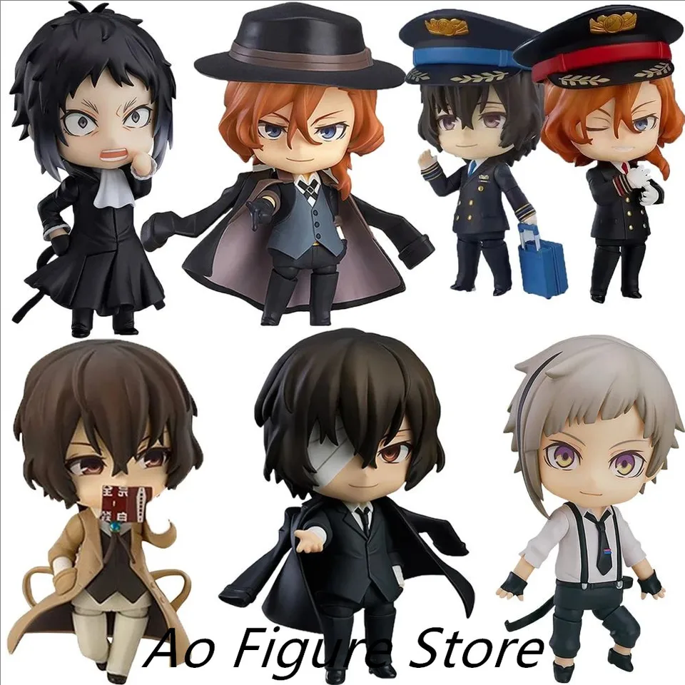 Nakajima atsushi dazai osamu figual hračky Nakahara Chuuya akčná figúrka Akutagawa Ryunosuke Collectible Model PVC Ozdoby darček