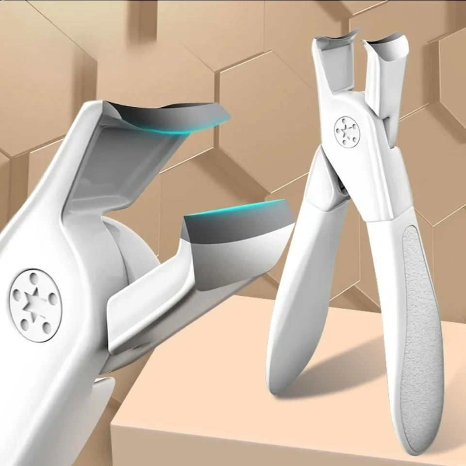Nalepiče na klince z nehrdzavejúcej ocele Anti Splash -Bingeril Cutter manikúrové náradie Bionics Design Trimmer Trimmer Pedikúru Nožnice