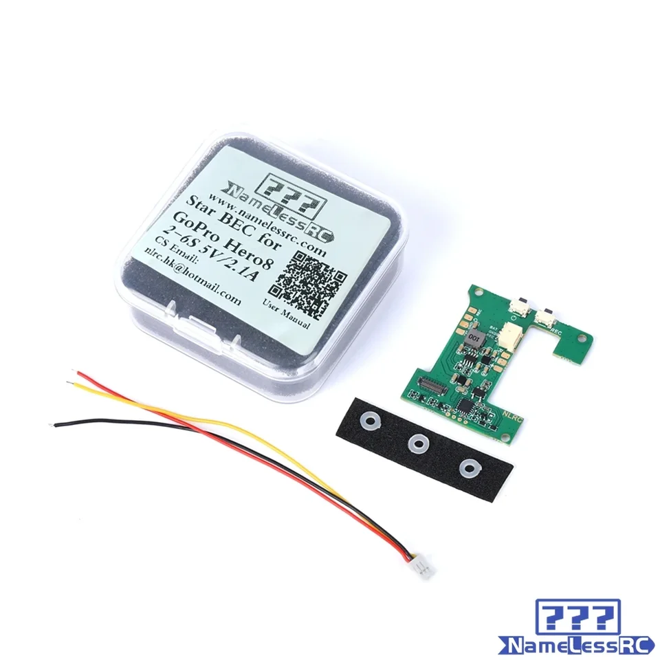 NAMELESSRC STAR BEC Modul 2-6S 5V/2,1A pre GoPro Hero8 Naked RETIT