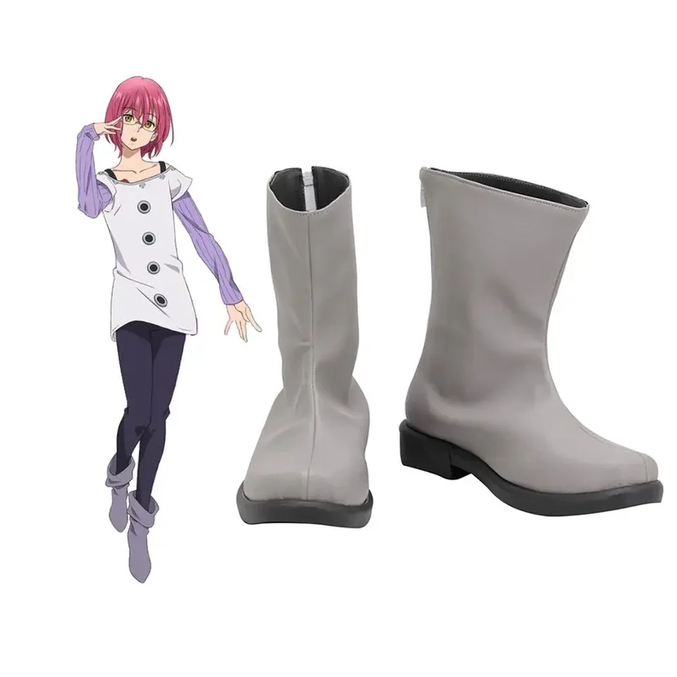 Nanatsu no taizai gowther cosplay topánky sedem smrteľných hriechov gowther šedé topánky na mieru vyrobené