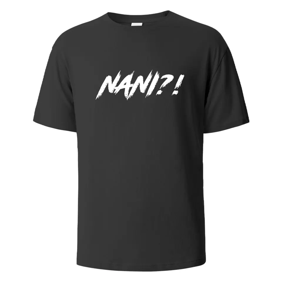 Nani? Tlačové tričko pre mužov Wowen 100% bavlnená leto Pohodlné priedušné s krátkym rukávom Základné vrcholy O NECK NAHEZIZE TEES