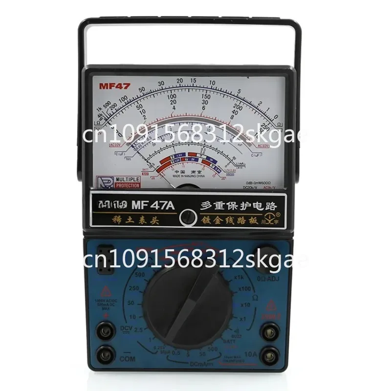 Nanjing Tianyu MF47 Mechanická vysoko presná presnosť protipolania a včelí meter s nulovým hasičom Multimeter