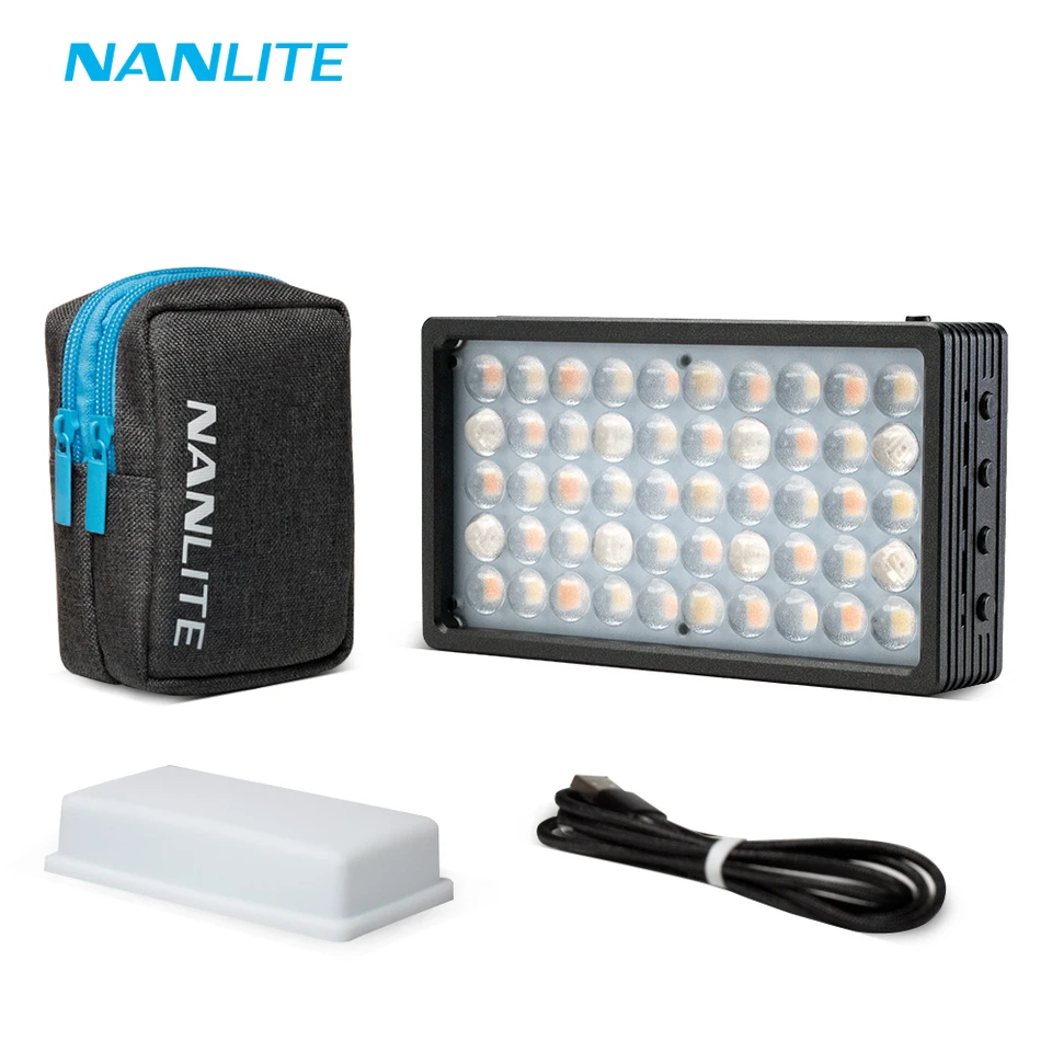 Nanlite litolit 5c vreckové svetlo RGB LED náplň LIGH LIGHT LIGHT LIGHTALICKÉ VOJENNÉ VIDOODO