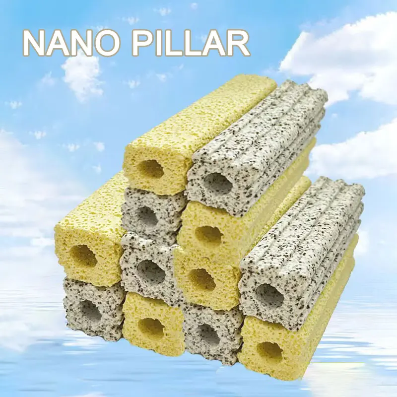 Nano stĺp, akváriové filtračné médium, nano baktérie domova Filter Filter, keramická ryba