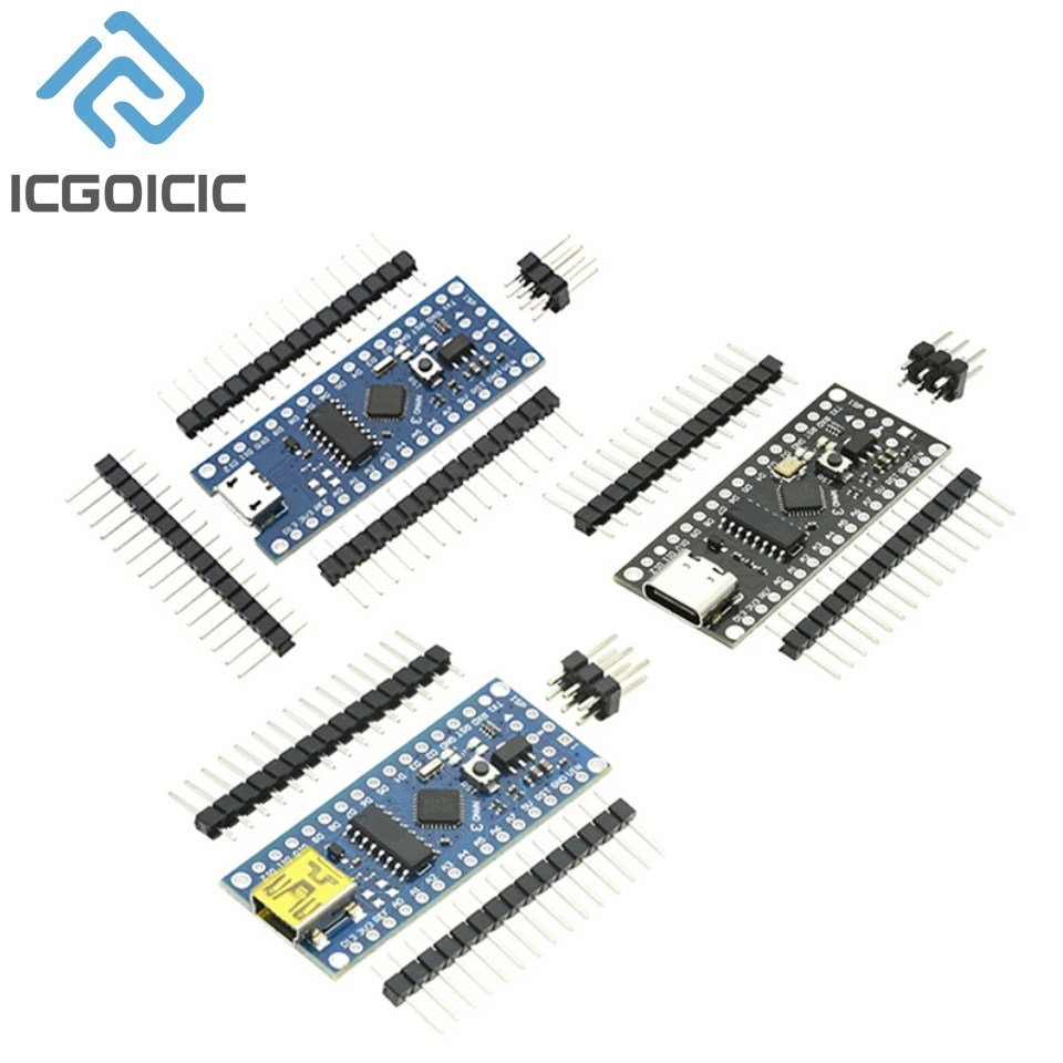 Nano V3 ATMEGA328P/ATMEGA168 Mini MICRO MCRO MCU Core Board Development Development Board Vylepšená verzia Modul pre Arduino