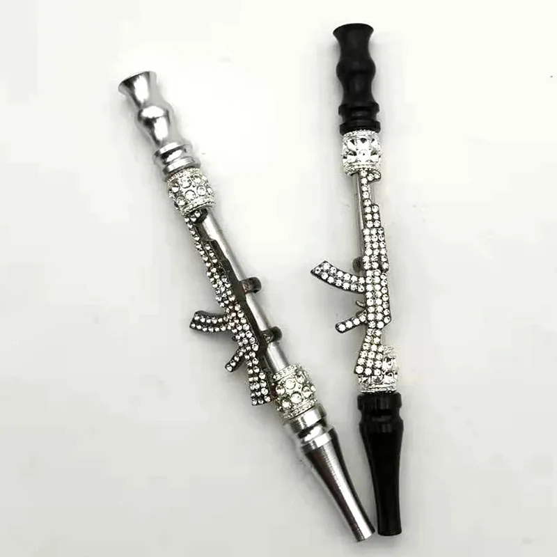 Naozaj cool shisha kovová vodná fajka náustok vykladané kamienkové tipy