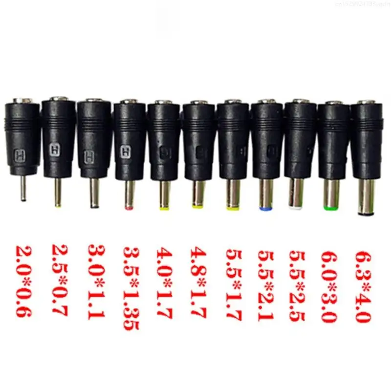 Napájací adaptér 5.5x2.1 mm žienka do 2,5x0.7/3,5x1.35/4,0x1.7/5.5x2.5/5.5x2.1/5.5x1.7/4,8x1.7mm