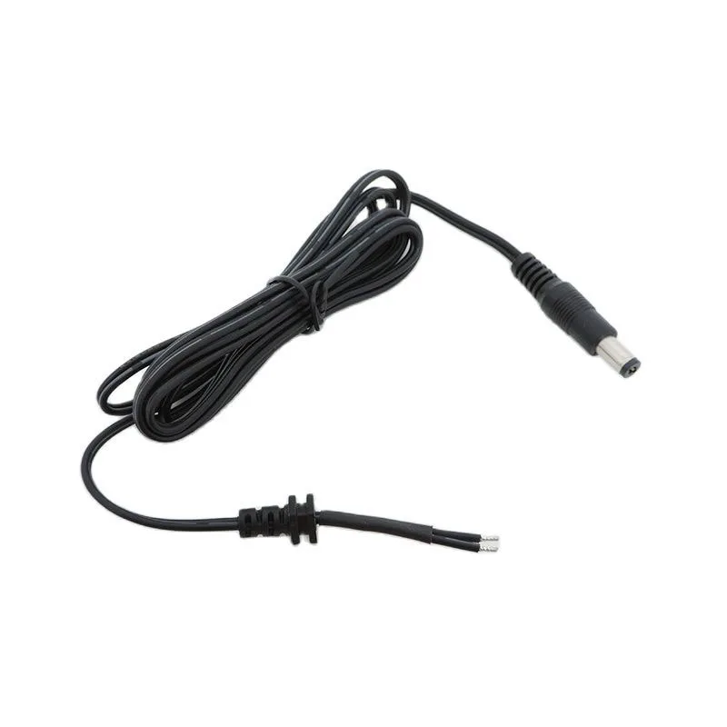 Napájací adaptér Závodový kábel DC DC MAŽNÝ Plug 2pin DC drôtový kábel 5.5*2,1 mm výstup pre nabíjačku prenosného počítača CCTV 150 cm