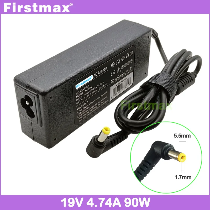 Napájací zdroj notebooku 19v 4.74a 90W nabíjačka pre Acer Aspire V5-531pg V5-552G V5-552pg V5-572G V5-572PG V5-573G V5-573PG V7-481G V7-481G