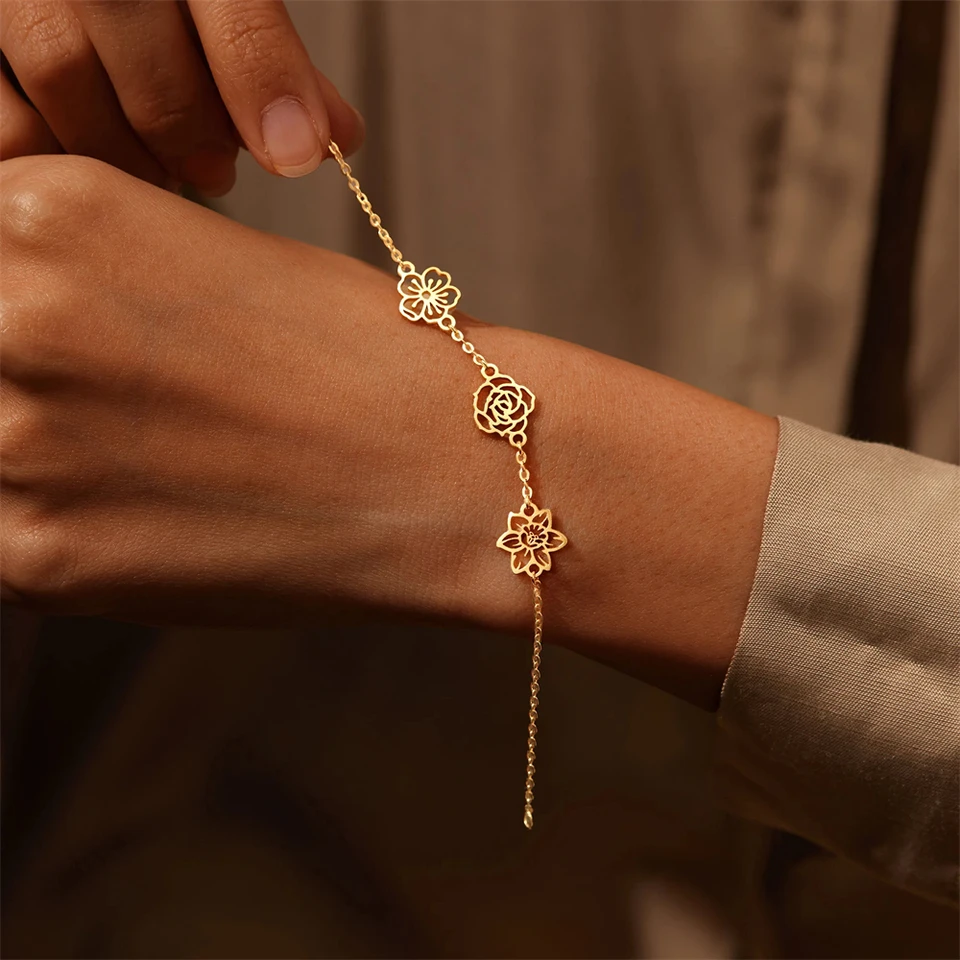 Narodenie kúzla Náramok Personalizované ženy Náramok Náramok Custom Mom Darček rodina Jewelry nerezová oceľ pulseiras maskulina