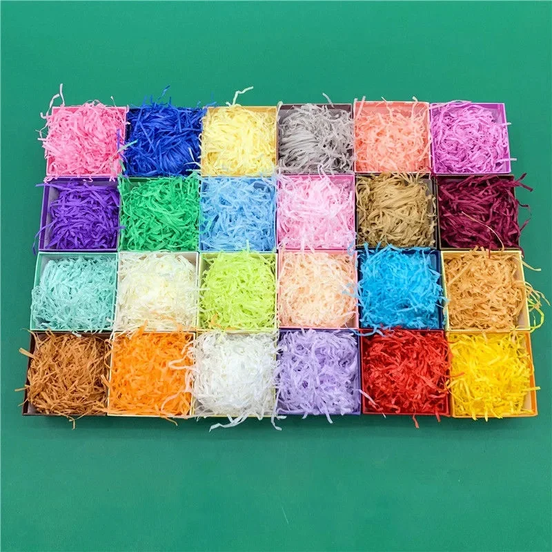 Narodeninové darčekové krabičky Plnenie Raffia Paper DIY Svadba Lafite Papier Lastované konfety Materiál Tkanivo vianočné darčekové balenie Deco
