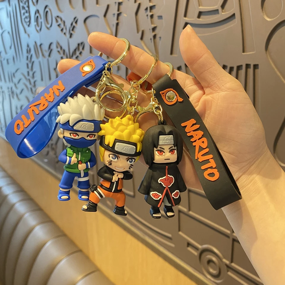 Naruto anime figúrky Klávesnice roztomilé bábiky Charms deväť chvostových režim bolesť Yahiko Pendant Pendle Phone Batoh Bat
