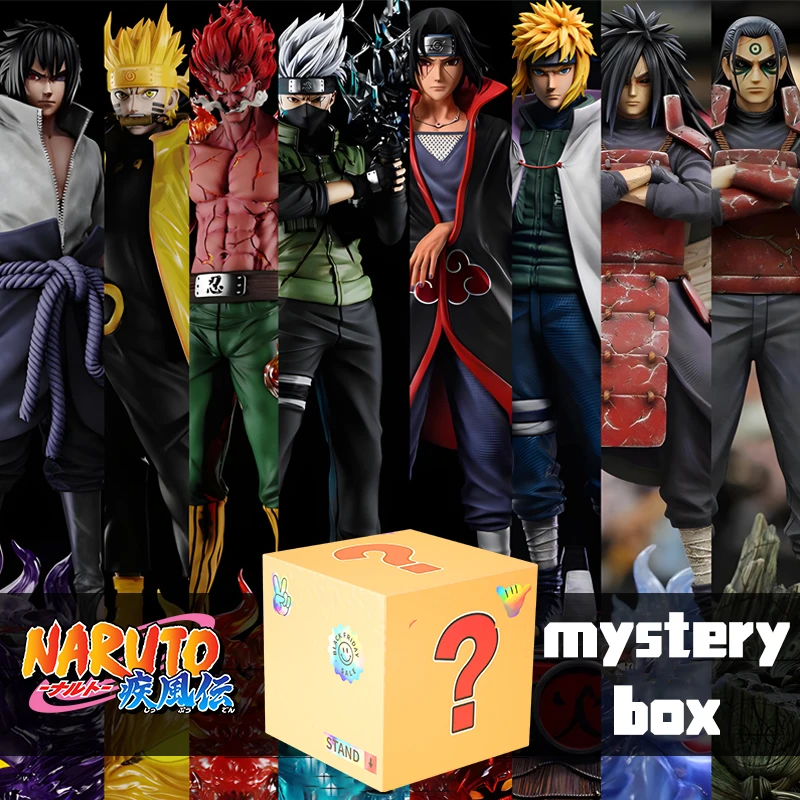 Naruto Anime postava Blind Box Lucky Box postava Sasuke Kakashi tajomstvo anime