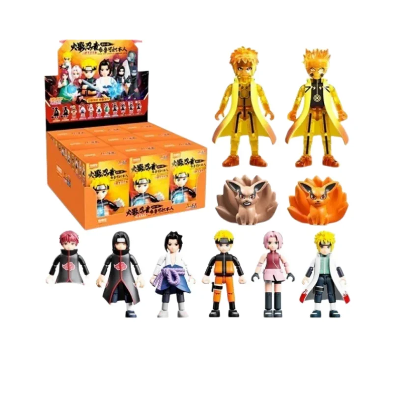 Naruto jedna bomba najsilnejšia slepka Bond Blind Box Cute Uzumaki Naruto a fei uchiha sasuke originálny hračkársky deň kreatívne prekvapenie darček