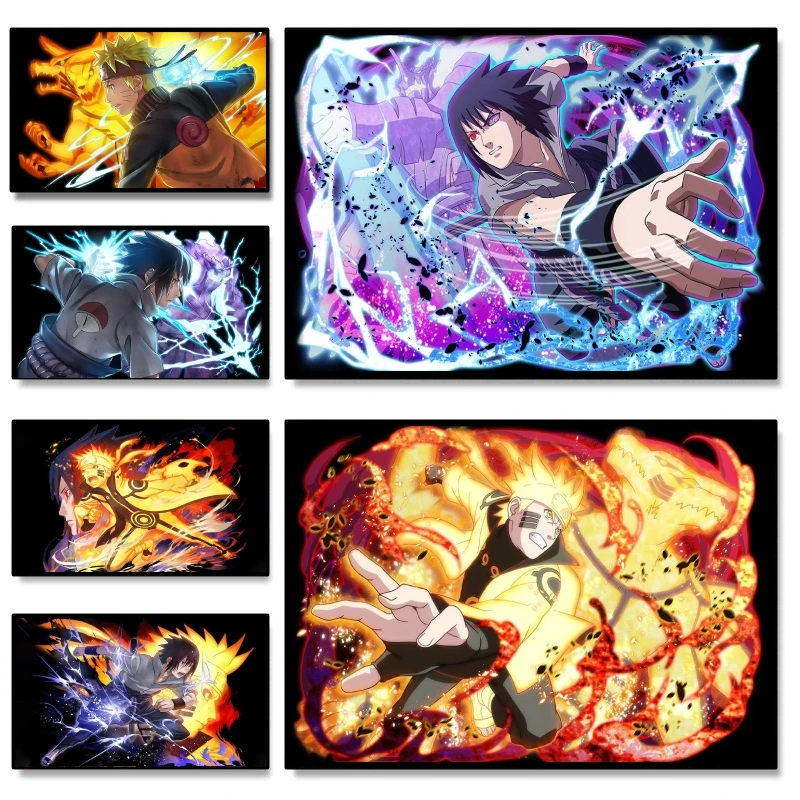 Naruto Uzumaki Naruto Canvas Tlač dekoratívne nástenné umenie Darčeky