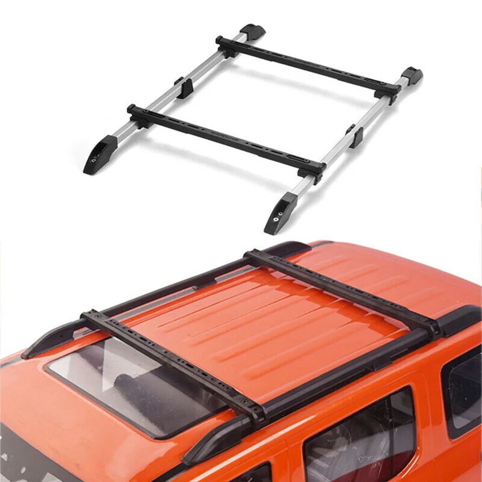 Nastaviteľná hliníková zliatina strešná batožina pre 1/10 RC Crawler Can Truck Nástroje Nástroje na opravu dielov Doplnok Dropship