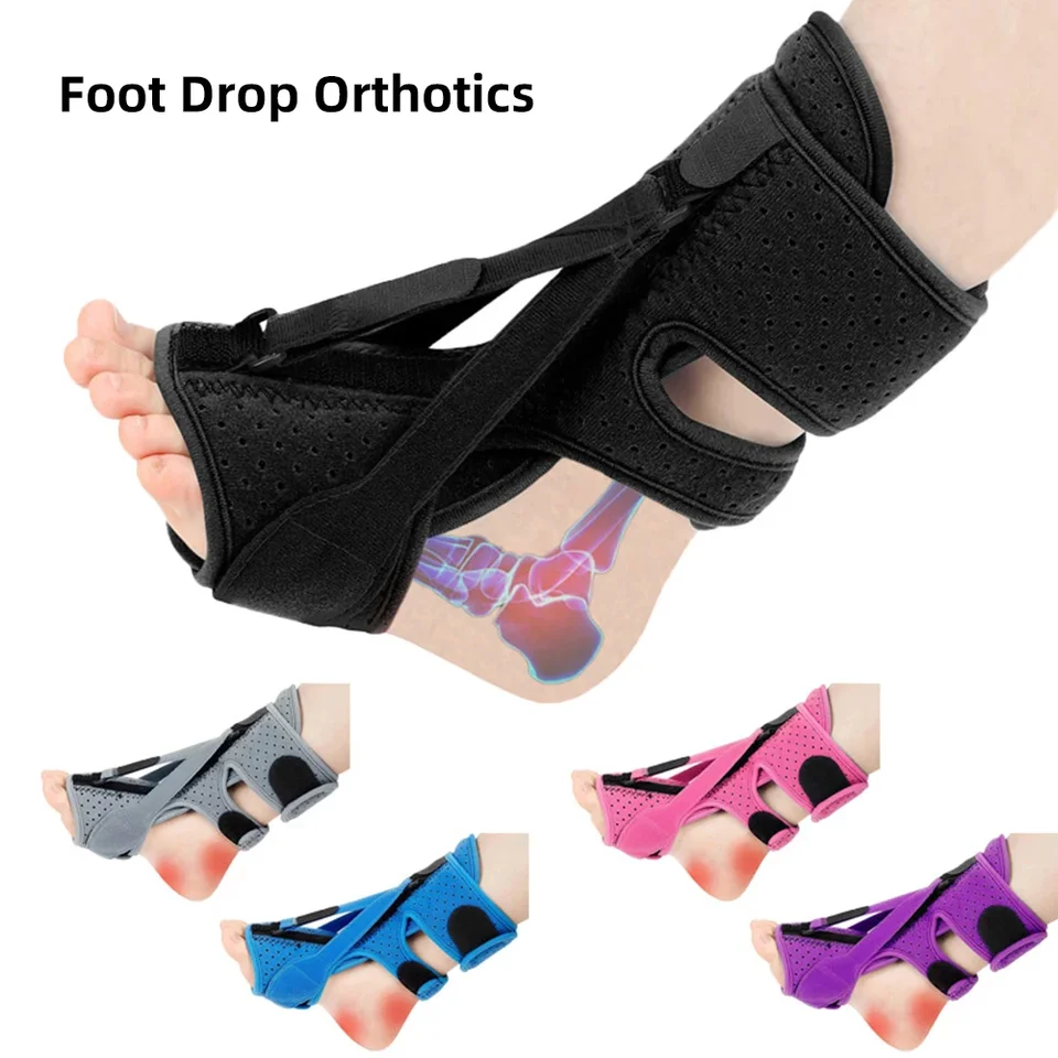 Nastaviteľná nočná dlaha pre plantárnu fasciitídu úľavu od bolesti Soft Foot Drop Sleep Sleep Sleep Achilles Nostre na nosenie v noci