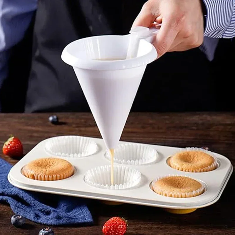 Nastaviteľná ručná lievik Cookie cupcake Pancake Pekávo