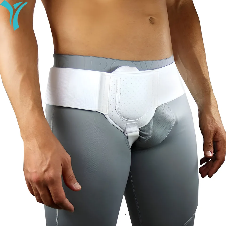 Nastaviteľná strážca prietrže, Inguinal Hernia Belt pre mužov, ľavú alebo pravú stranu, post
