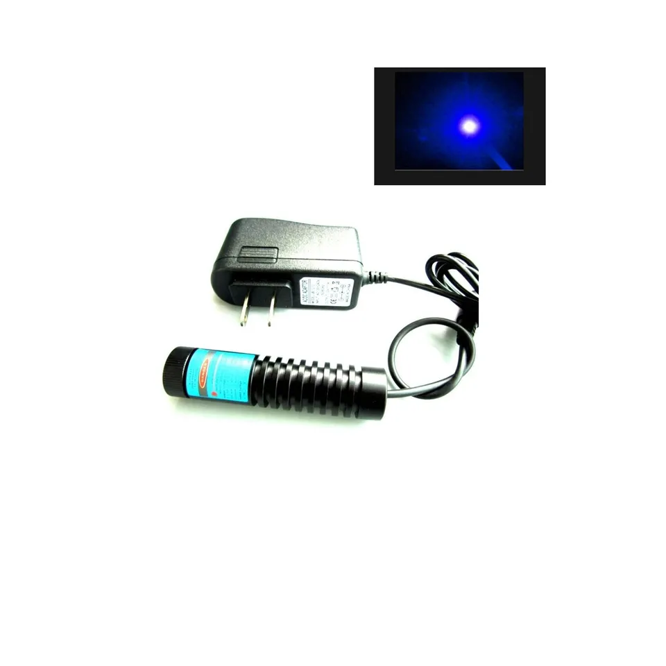 Nastaviteľné zaostrenie modré svetlo bodky laserový diódový modul 445/ 450nm 1W 22x90 mm w Adapt