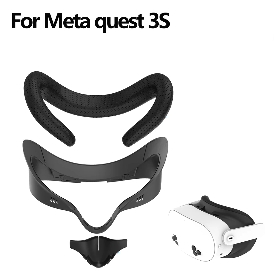 Nastaviteľný kryt popruhu hlavy pre Meta Quest 3S Držka tváre chladné vylepšenia Elite Comfort-Virtual Breath pre Quest 3s Accessories
