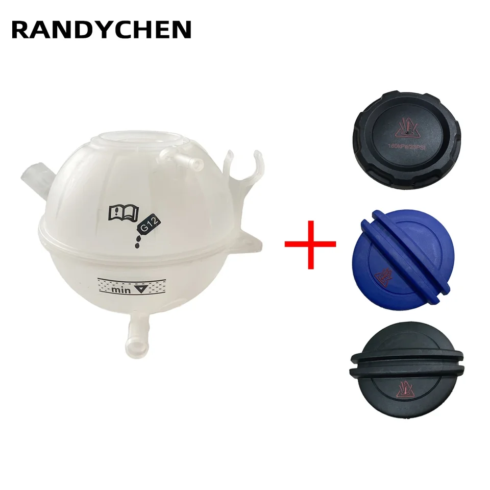 Nastavte expanznú nádrž na rozširovanie chladiacej kvapaliny a zakryte pre VW Jetta Golf 5 6 GTi R Passat B6 CC Tiguan EOS Skoda Octavia 2 A5 1K0121407A 3B0121321
