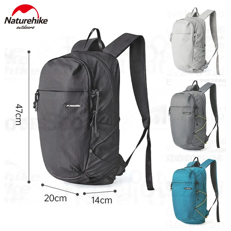 Naturehike 20L kemping batoh ľahkej turistiky vonkajšie horolezectvo nepremokavé cestovné lezenie vrecko 3D priedušný batoh