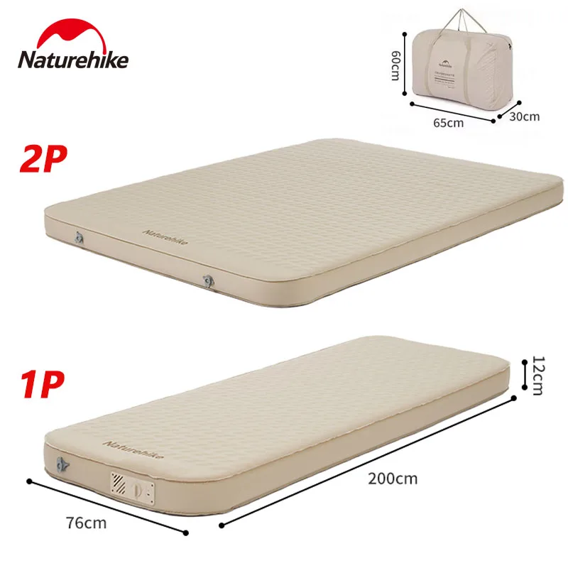 Naturehike kemping Air Mat Outdoor Air Bed nafukovacie vankúšové spanie matrace podložka Ľahké self-inflačné rohože