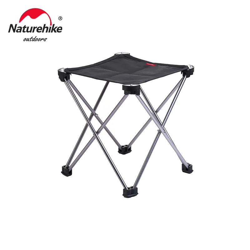 Naturehike L01 Camping Stool Outdoor Curch Travel Rýchle otvorený skladací hliníkový zliatinový stolička Lightweight prenosné piknik BBQ sedadlo