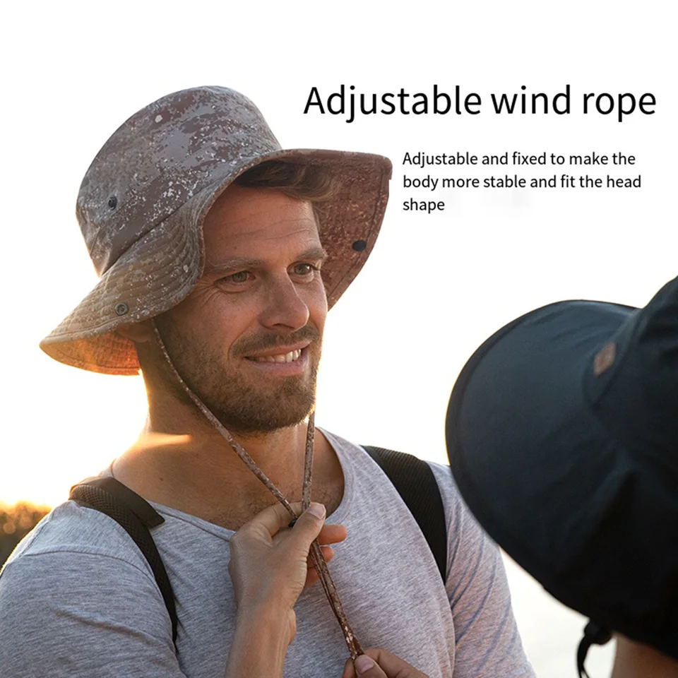 Naturehike Ultralight Sloble Sun Hat, Sunkreen Casherman Cap, Big Brim Beach Slaw Hat, Outdoor Havárska rybárska čiapka