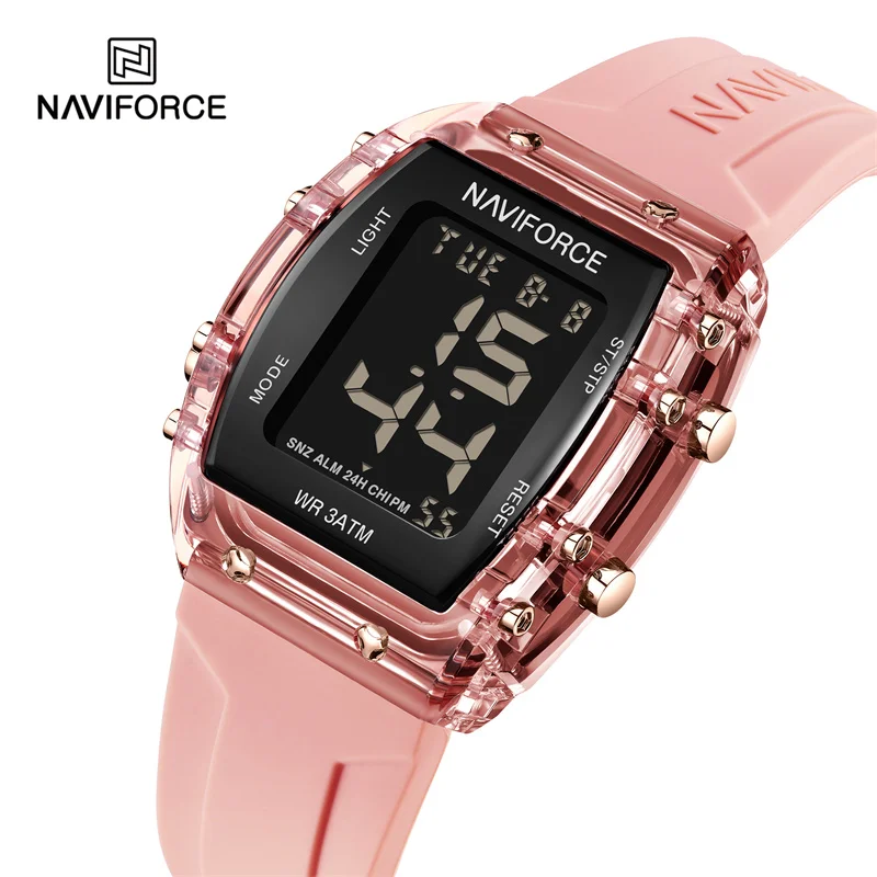Naviforce Značka Dámske hodinky Luxusné silikónové popruh
