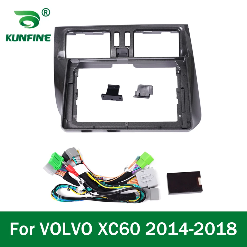 Navigačné stereo CAR GPS pre Volvo XC60 2014-2018 Rádiový rám panela Fit Fit 2Din 9 palcov v prístrojovej ploche