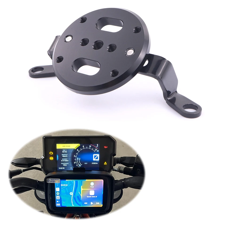 Navigátor Mount GPS Doska držiaka Prispôsobte držiak pre Triumph Tiger Speed ​​Triple Street Triple Thunderbird Bonneville Speed ​​Twin