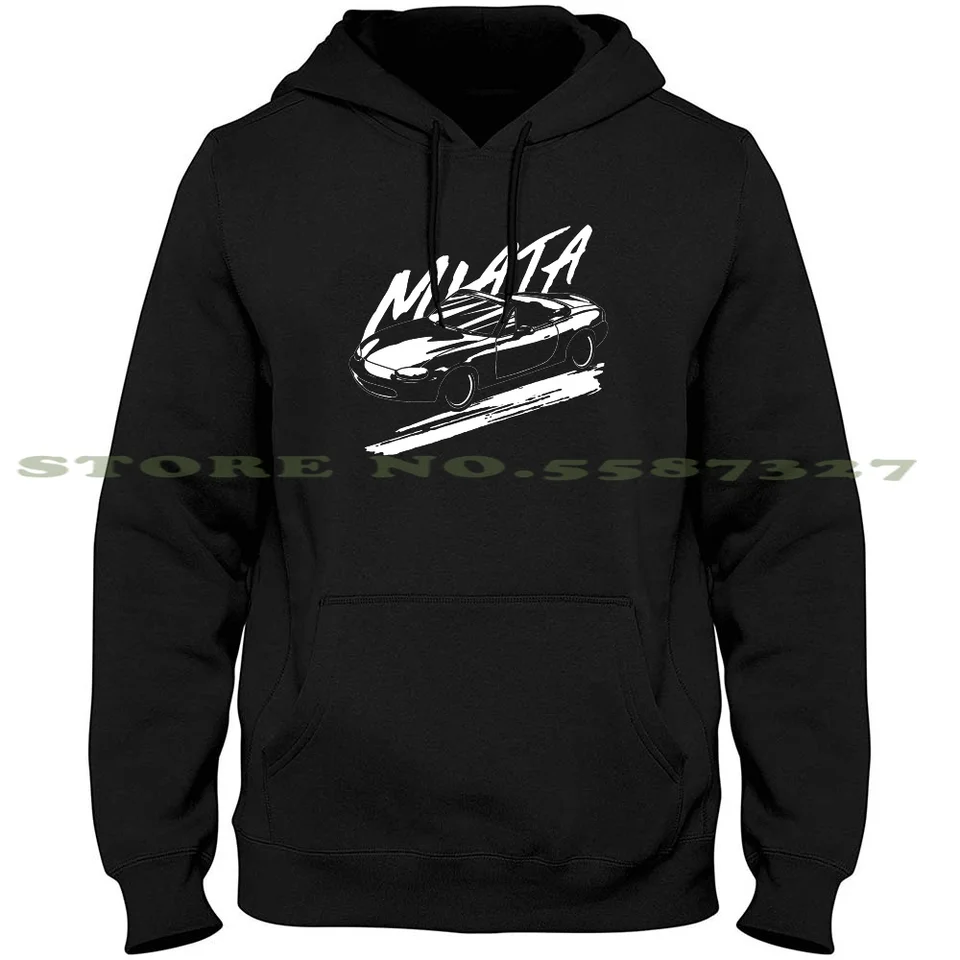 NB Miata Streetwear Sport Hoodie mikina NB Miata Roadster Convertible MX5 MX 5 EUNOS japonský JDM Autokross Race Race Race
