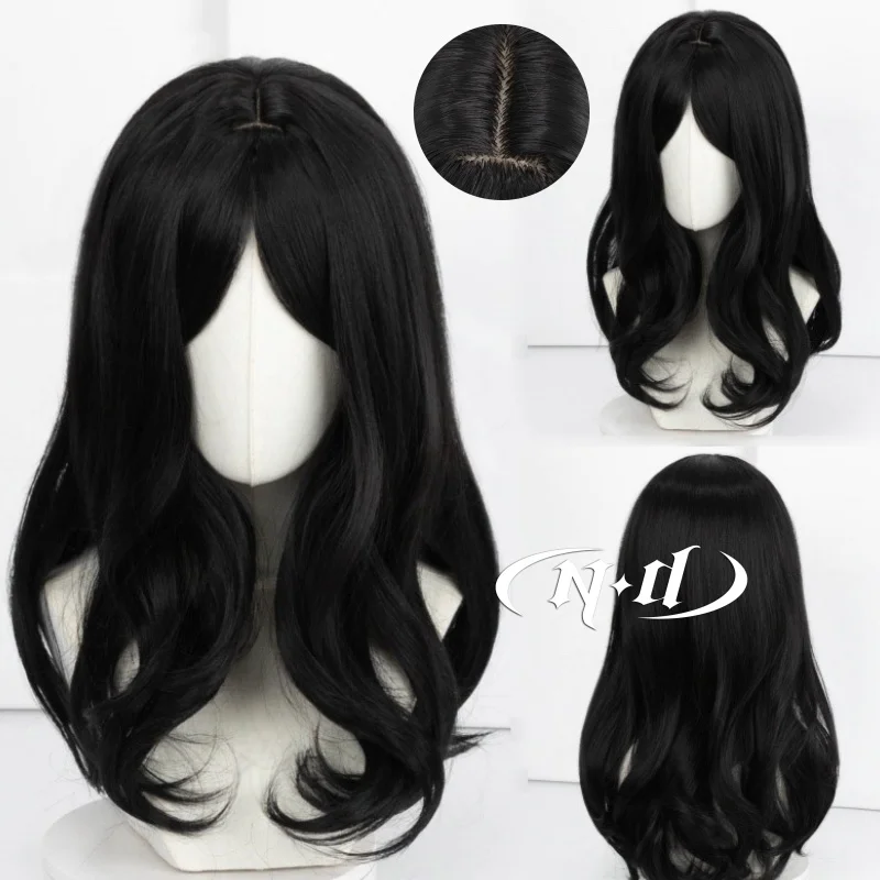Nd Pieck Finger Cosplay Hair Wig Anime Attack na Titan Cosplay dlhé čierne vlasy pre Halloween kostýmové témy Syntetické vlasy