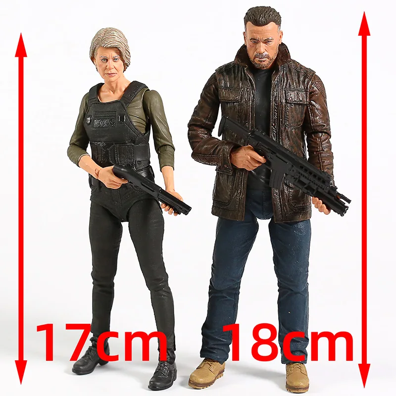 NECA Terminátor 6 Tmavý osud T-800 Sarah Conner PVC Action Obrázok Obrázok Terminátora Figurka Zberateľná modelka