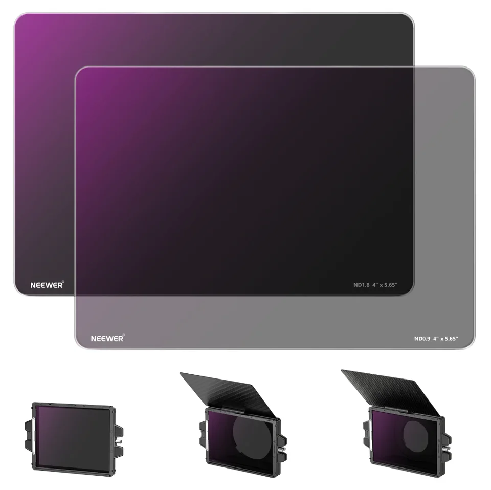Neewer 2 Pack ND0.9 a ND1,8 Filtre Filters 4 