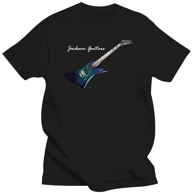 Neformálne okrúhle vrcholy krku Jackson Guitars Pojj čierne muži tričko s veľkosťou 6xl 020581 muža Tričko bavlnené tričká