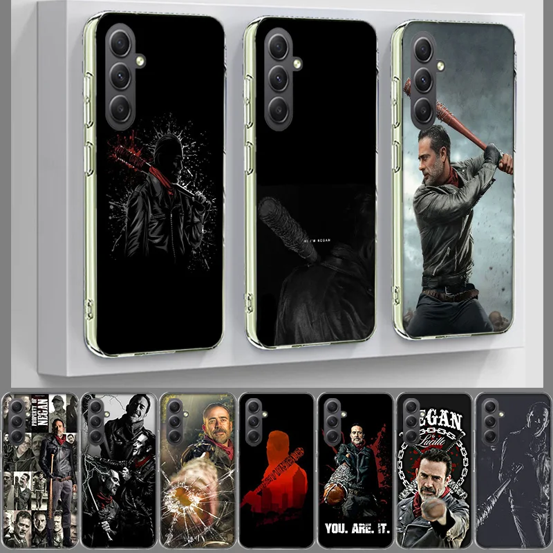 Negan The Walking Dead Cover Telefet pre Samsung Galaxy A70 A50 A50 A30 A20E A10 A71 A51 A41 A31 A21S A1 A1 A1 A8 Plus A7 A7 A80 A90