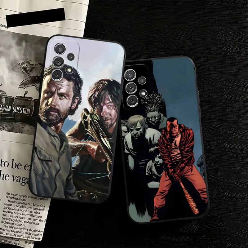 Negan Walking Dead Phone Case pre Samsung A34 A24 A54 A14 A23 A33 A13 A21 A71 A31 A22 A53 A52 A73 A32 A5 A50 A20 A20 Coque Coque