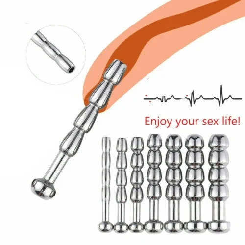 Nehrdzavejúca oceľ cudnosť koňa Eye Stick Uretral Zvukový penis zástrčka Muž Masturbát vložka stimuluje dilatátor duté pre dospelých sexuálne hračky