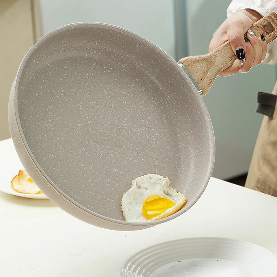Nelepivé wok panvicu Panv Home steak panva Pancake Indukčný plynový kachle Špeciálna panva