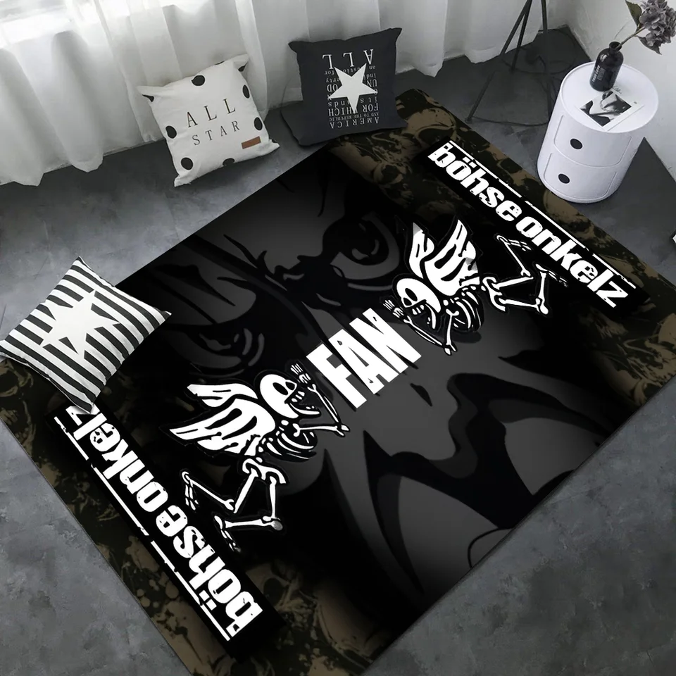 Nemecko Bohse Onkelz Room Mats retro výber z obývacej izby kuchynské koberec nekĺzanie uvítací koberec